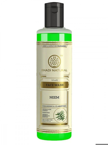 Гель для умывания " Ним " ( Neem Face Wash ), 210 мл Khadi Natural